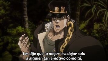 jojo's bizarre adventure stardust crusaders Egypt Arc capitulo 21 (sin censura)